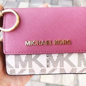 Michael Kors Jet Set Travel Card Key Holder